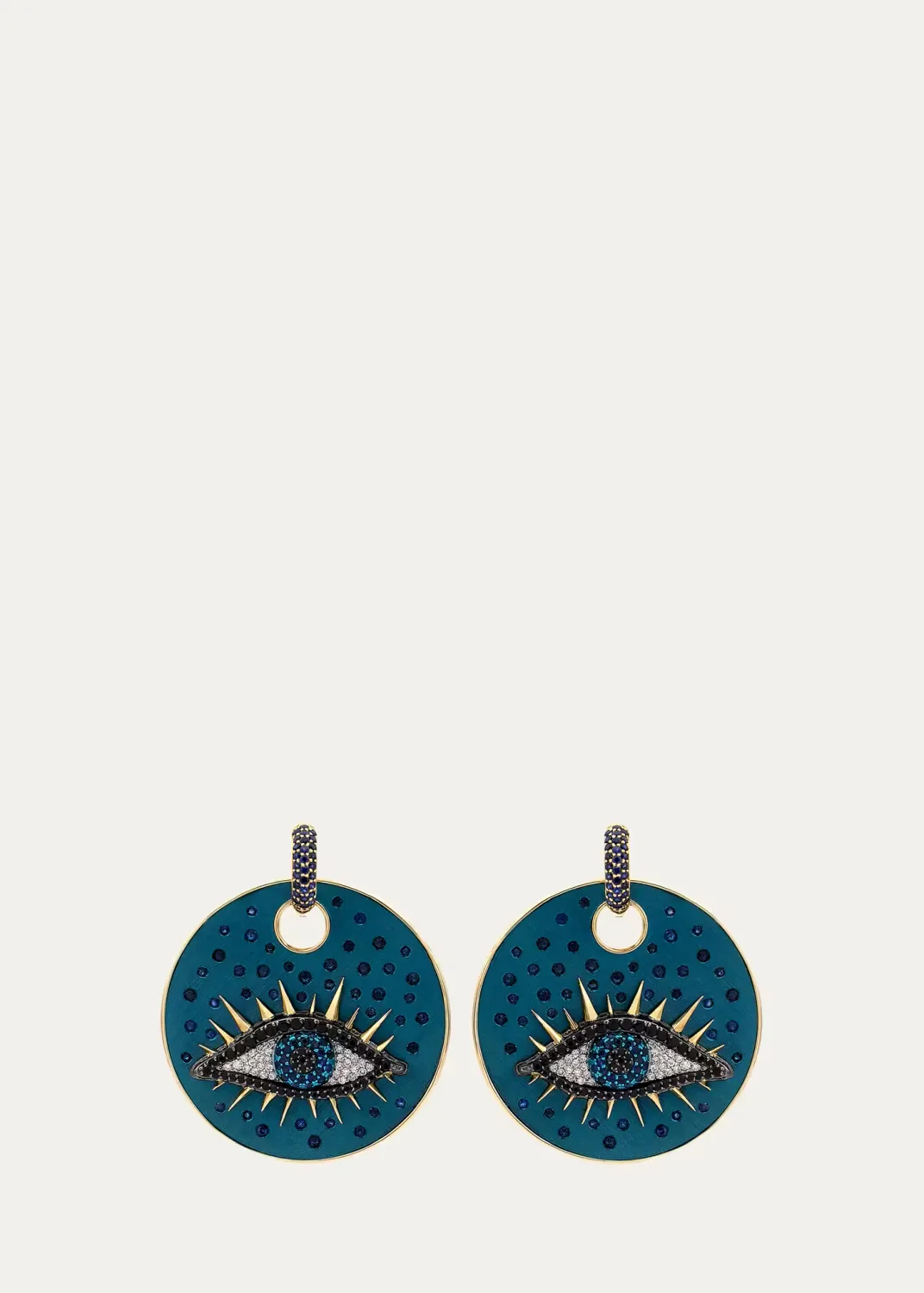 Talisman 18K Yellow Gold, Sterling Silver, Titanium & 0.46 TCW Lab-Grown Diamond Drop Earrings