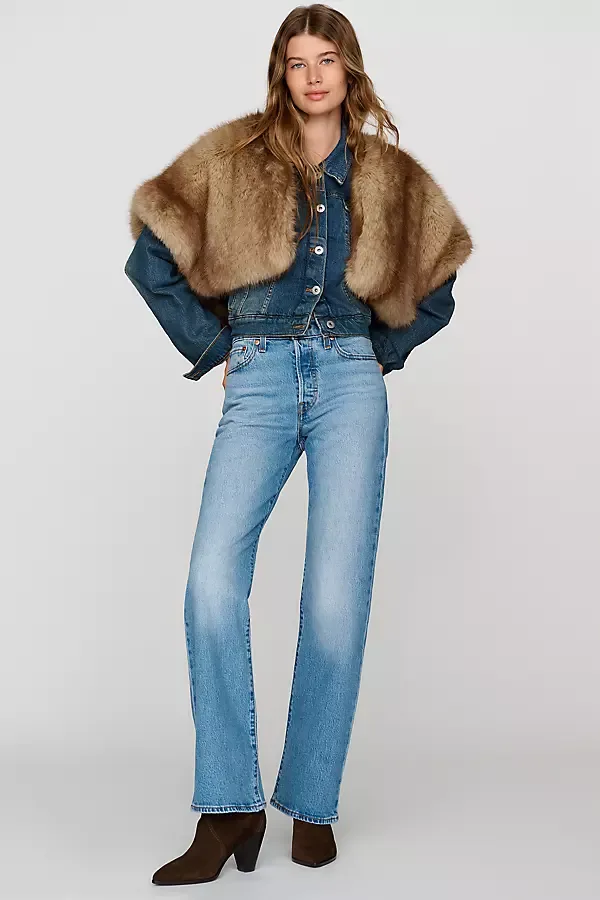 Levis Wedgie High Rise Bootcut Jeans by Anthropologie