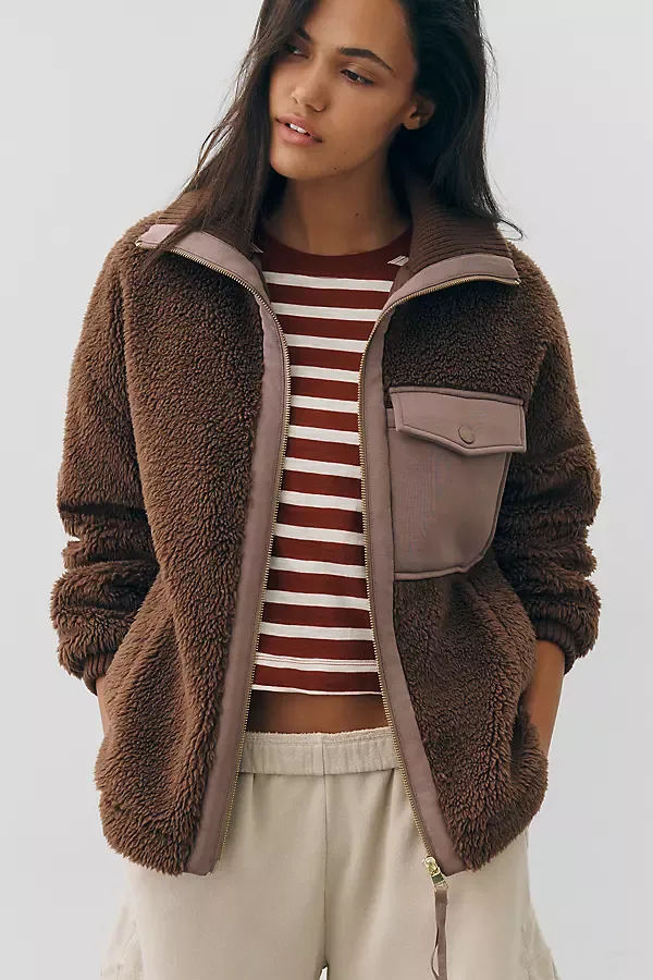 Lowell Sherpa Fleece Jacket by Varley