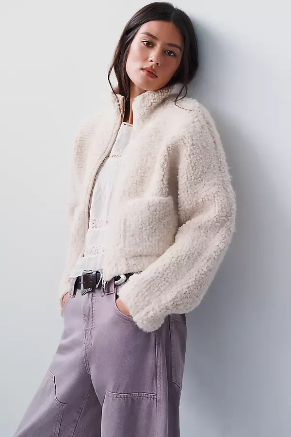 Marlow Fleece Zip-Front Sweater
