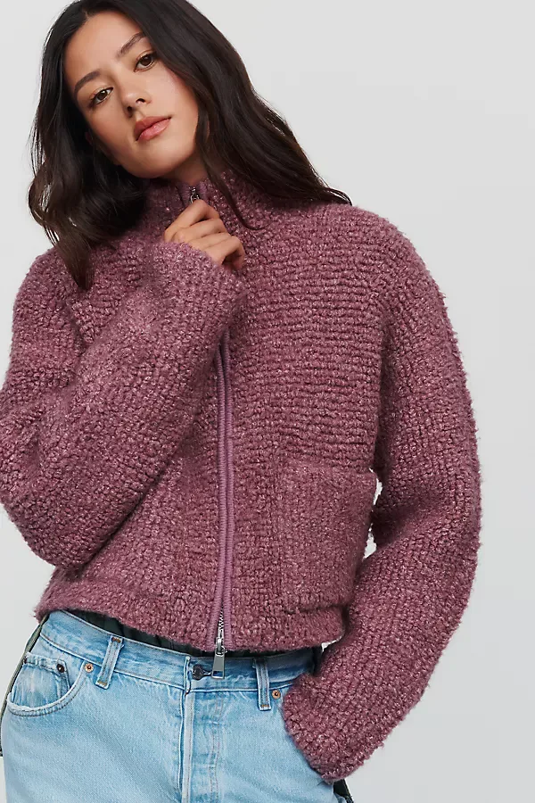 Marlow Fleece Zip-Front Sweater