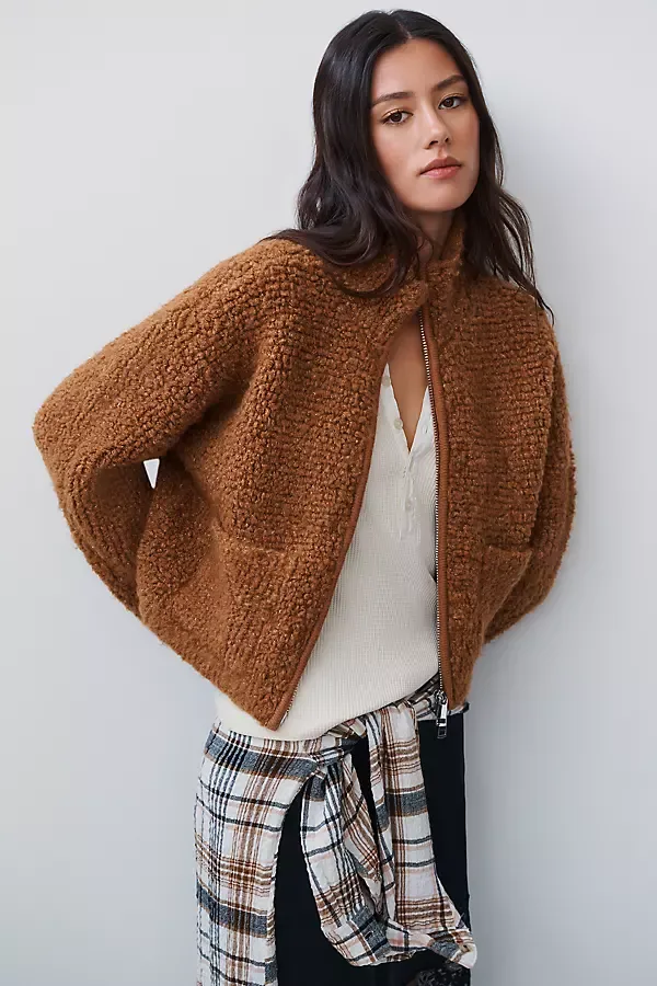 Marlow Fleece Zip-Front Sweater