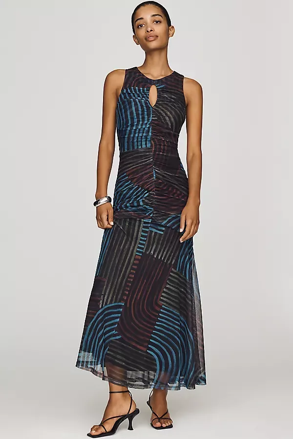 Julia Brushstroke Maxi Dress by Hutch