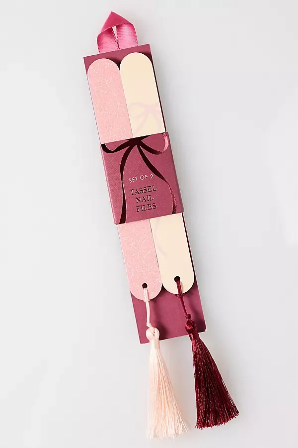 Tassel Nail Files, Set of 2 by Anthropologie