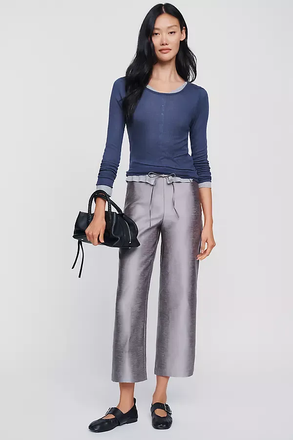 Olina Cropped Pants by Reformation