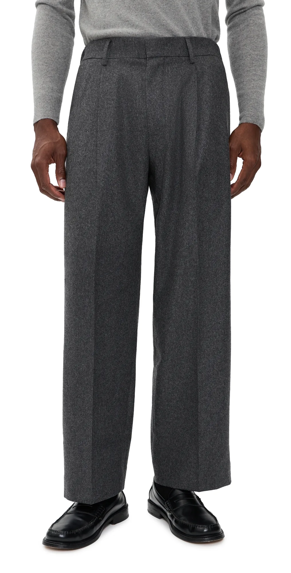 Kay Relaxed Pleated Wool Trousers by NN07