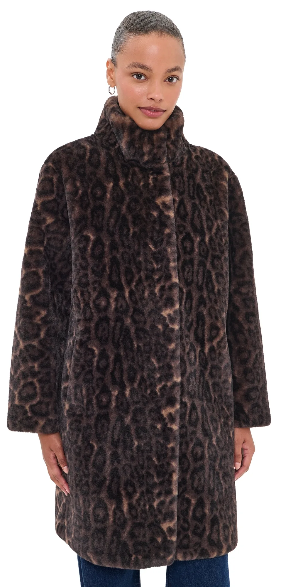 Blair Leopard Coat by Apparis