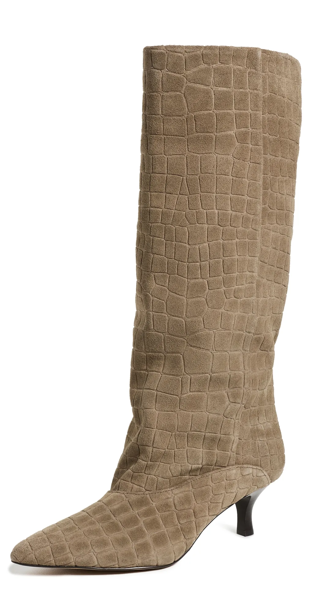 Roxla Boots Taupe Suede by Dolce Vita