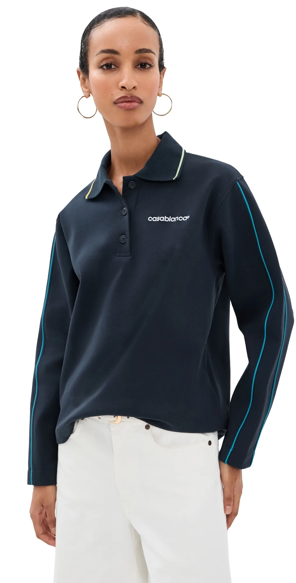 Punto Polo Collared Sweatshirt by Casablanca