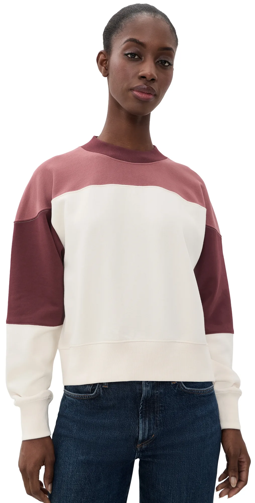 The Everyday Terry Seamed Sweatshirt by rag & bone