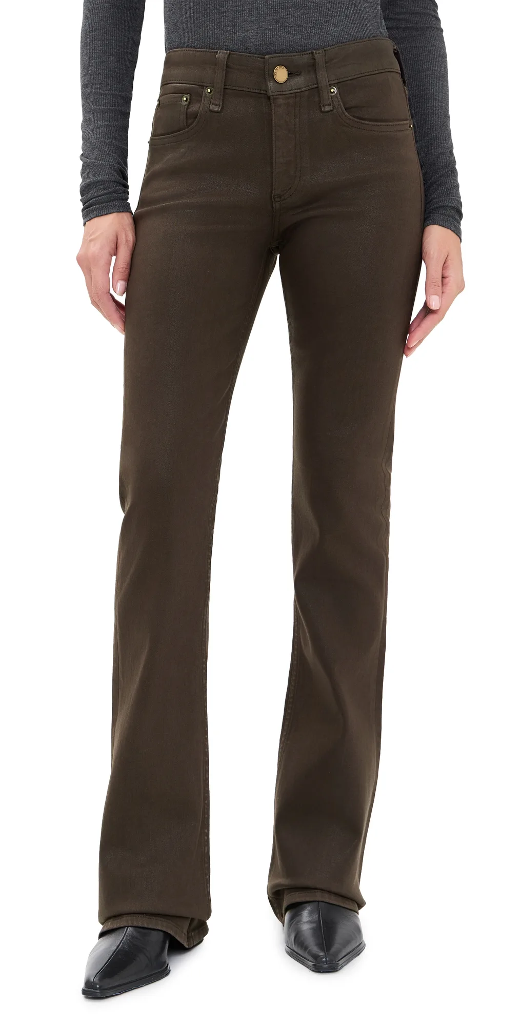 Flexi Kinsley Low Rise Full Bootcut Jeans by rag & bone