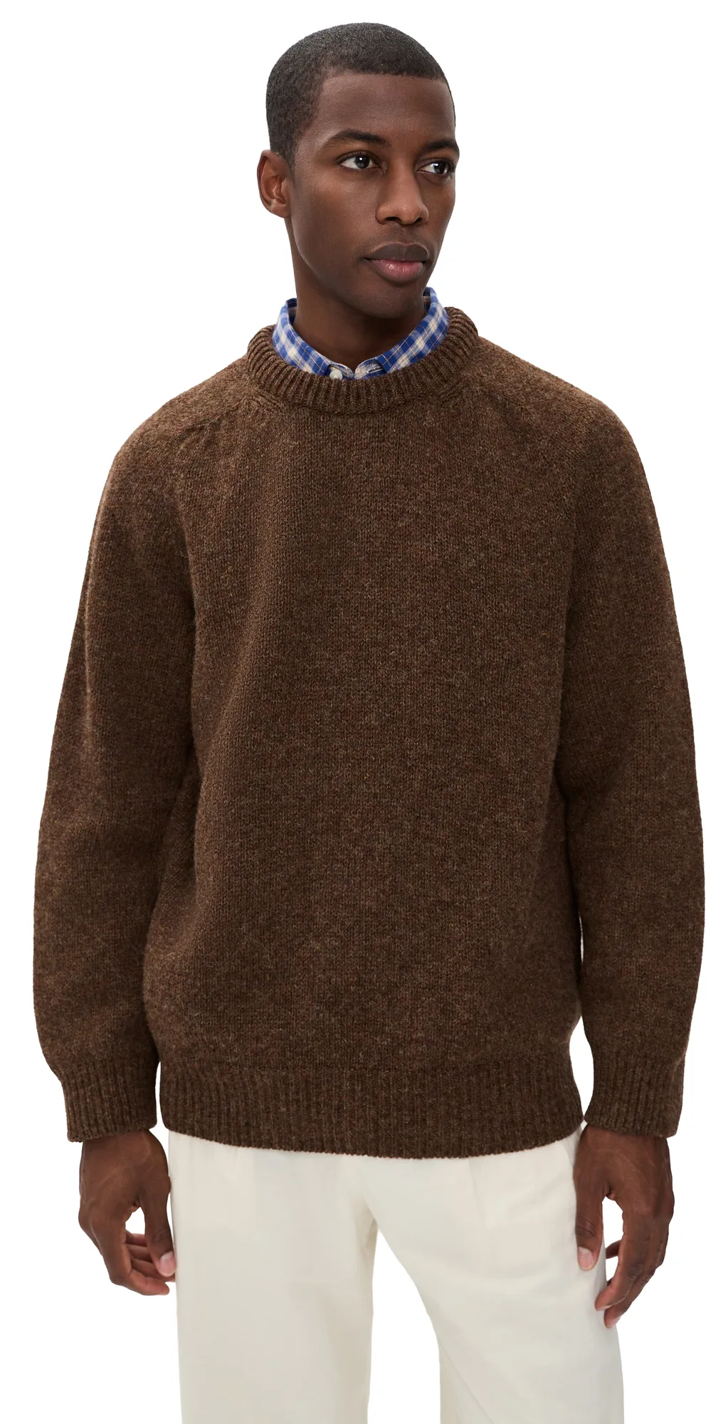 Boxy Space Knit Crew Neck Sweater by Howlin