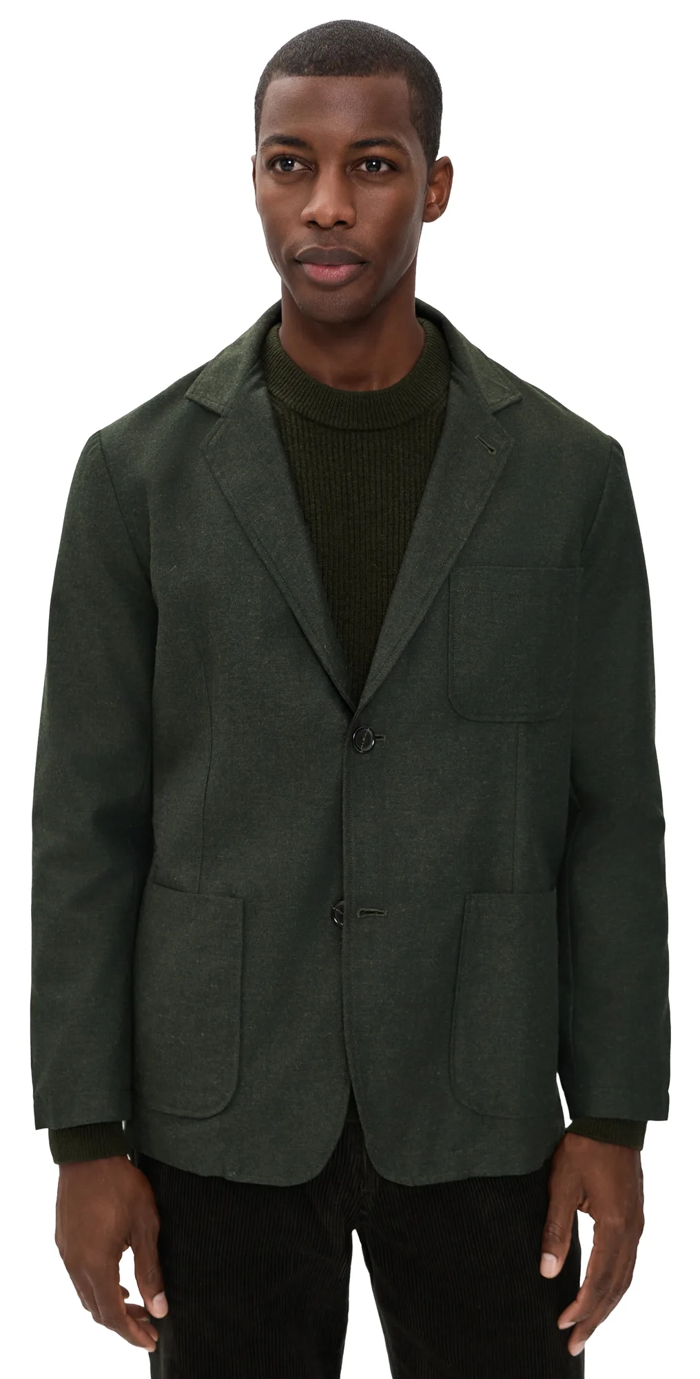 Recycled It Tweed 2 Button Blazer by Universal Works