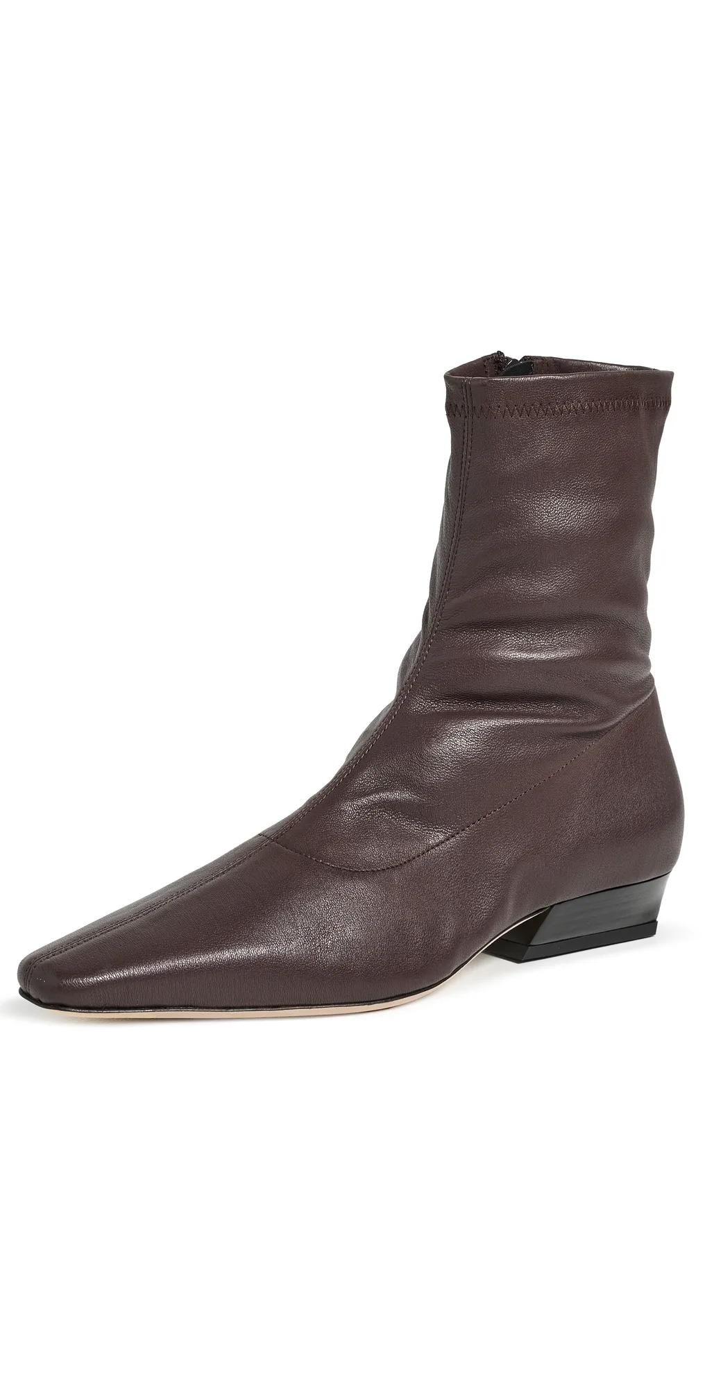 Wally Sock Flat Ankle Boots by STAUD