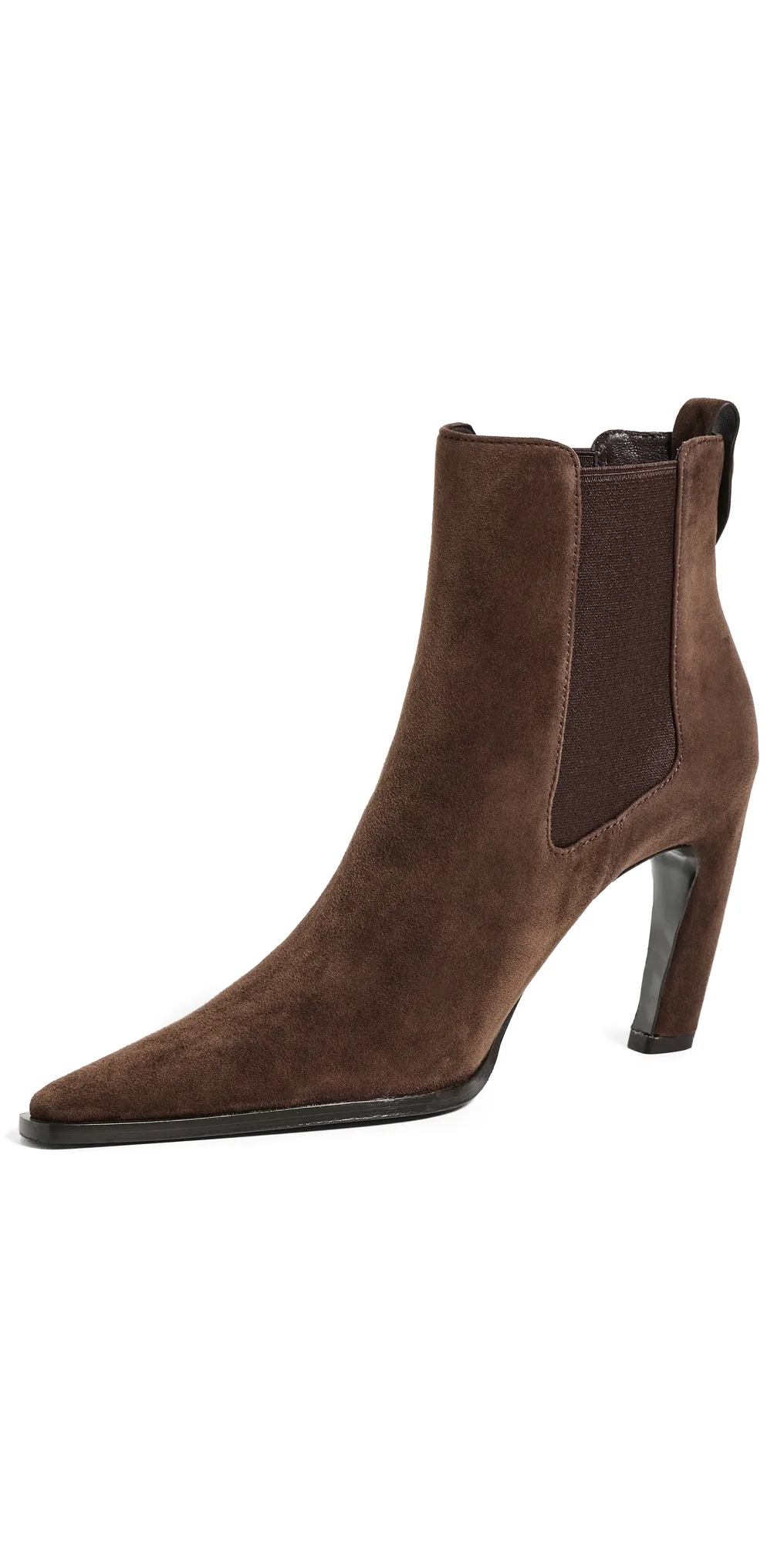 Romy Suede Chelsea Heel Boots 85mm by Tory Burch