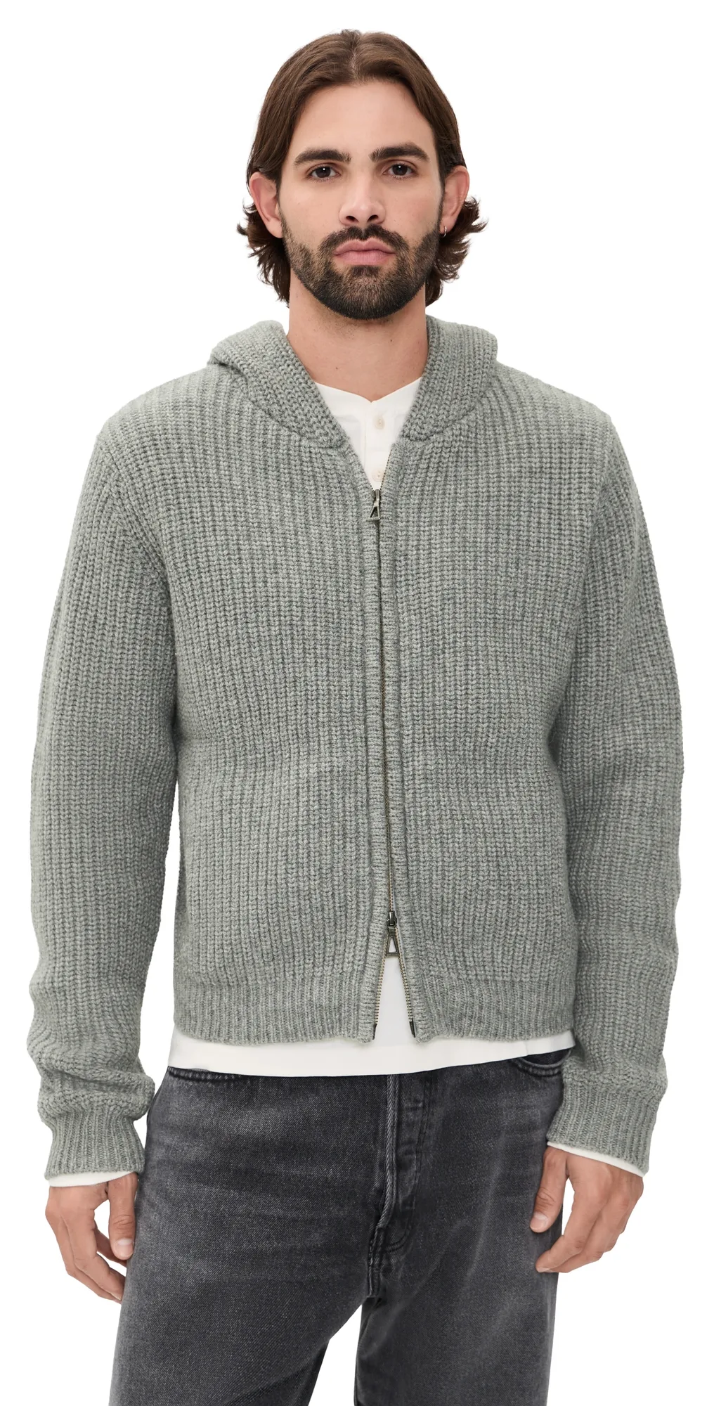 Capri Cashmere Full Zip Sweater by John Elliott