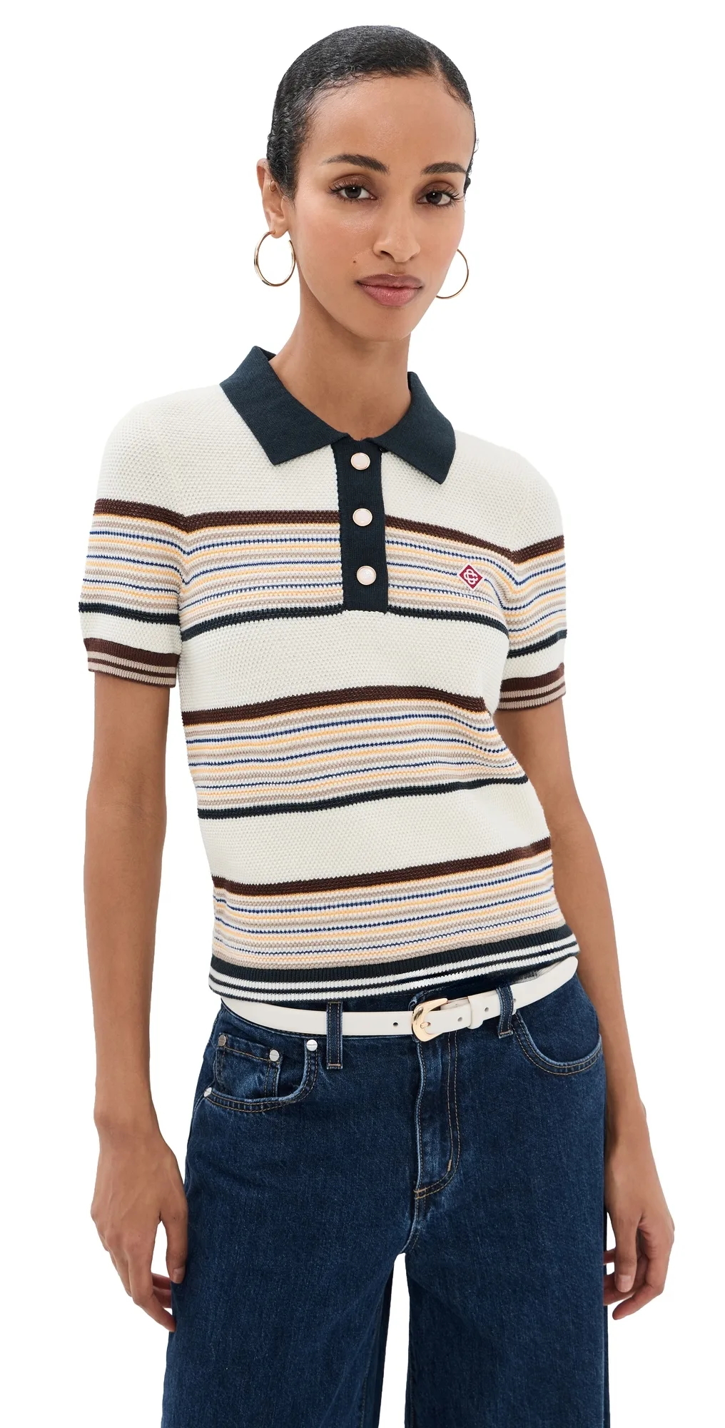 Cafe Stripe Top by Casablanca
