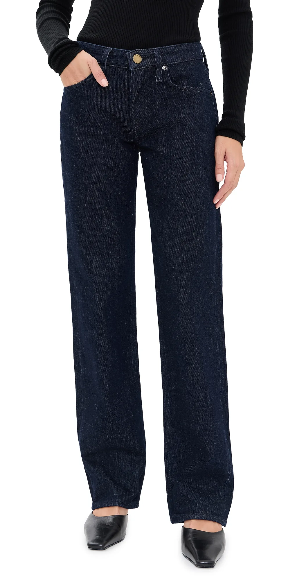 Harlow Full Slim Straight Jeans by rag & bone
