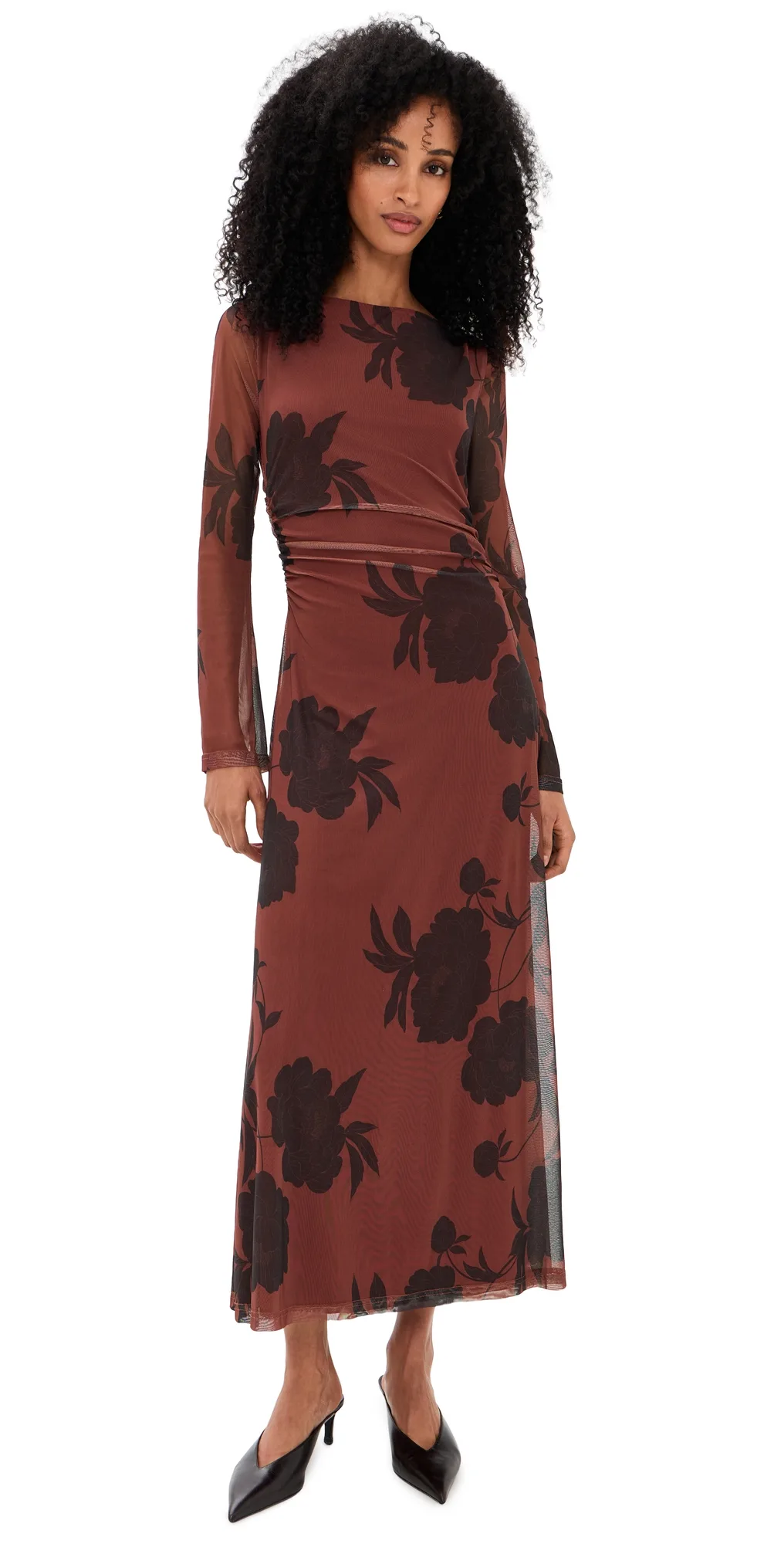 Imani Mesh Midi Dress by MINKPINK