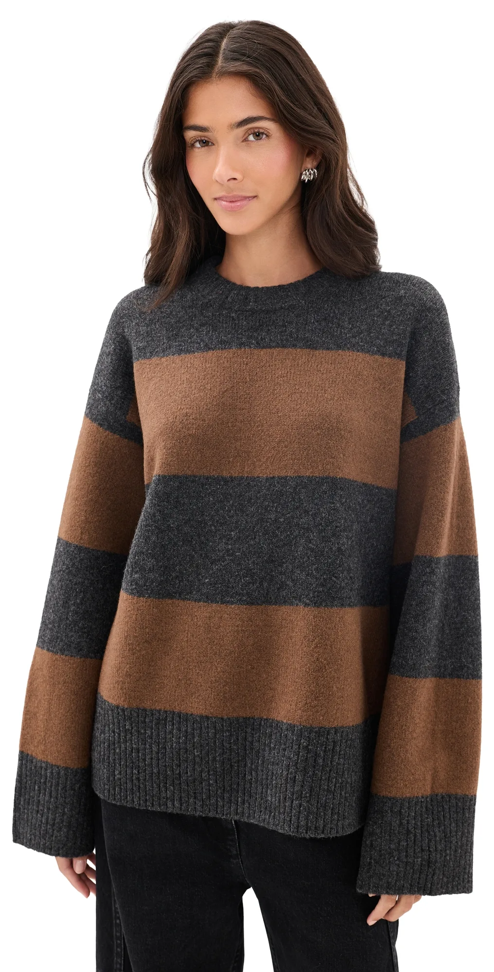 The Oversized Crew Sweater by GOOD AMERICAN