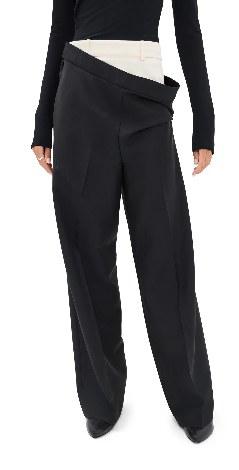 Double Waistband Trousers by Rhe