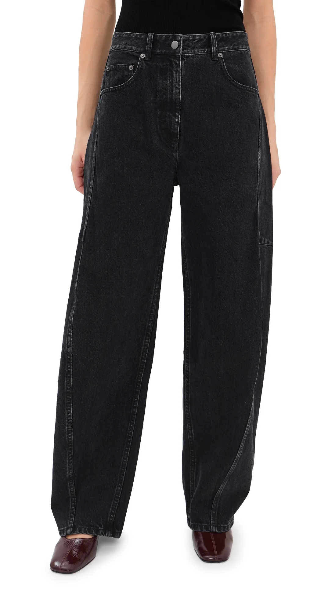 Sid Barrel Jeans by Tibi