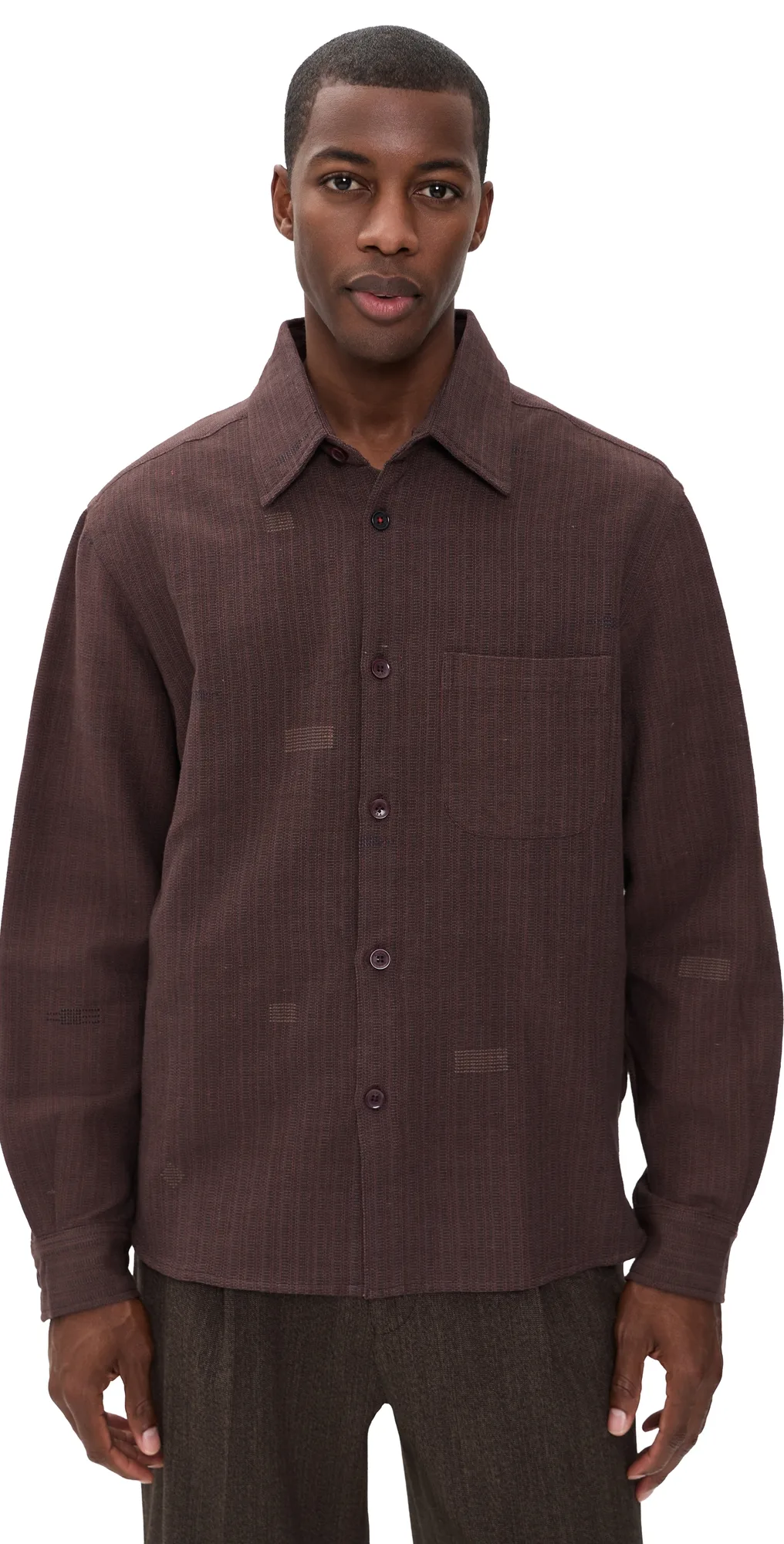 Luis Handloomed Button Down Shirt by Kardo