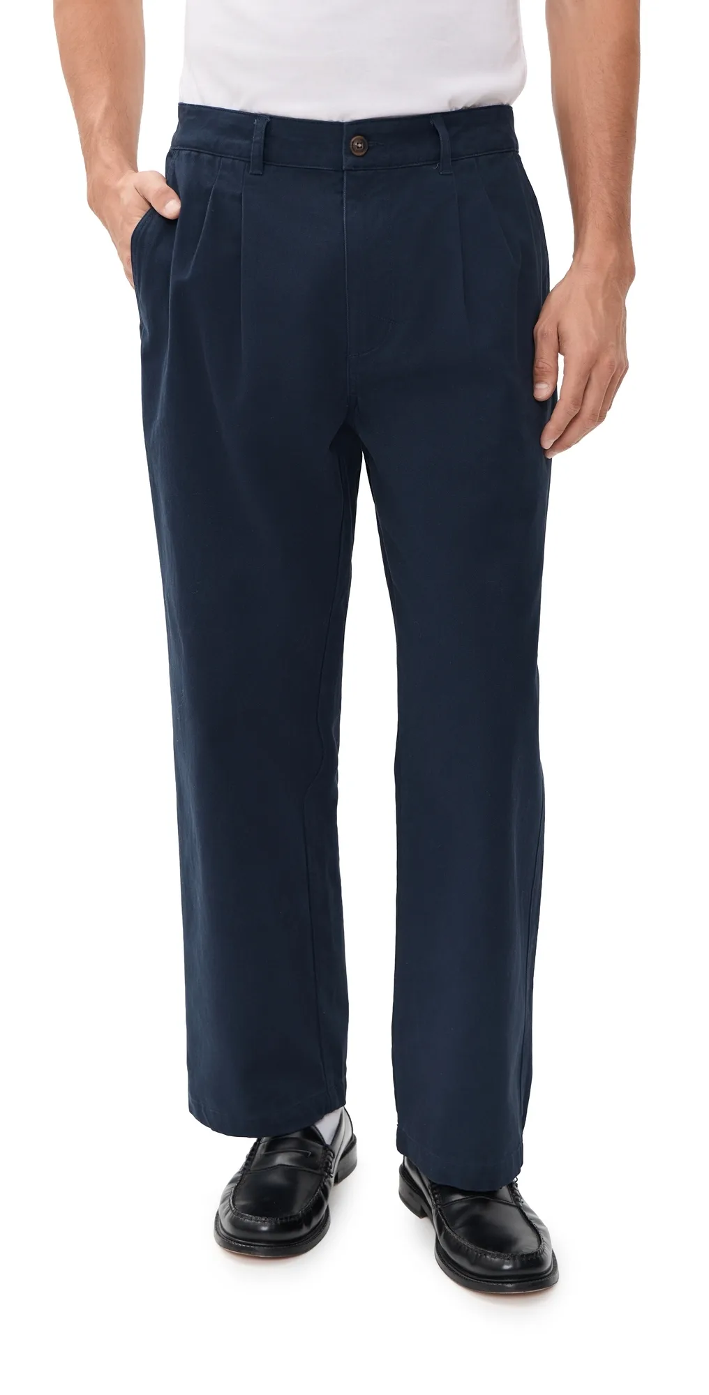 Twill Pressed Trousers by Rhythm