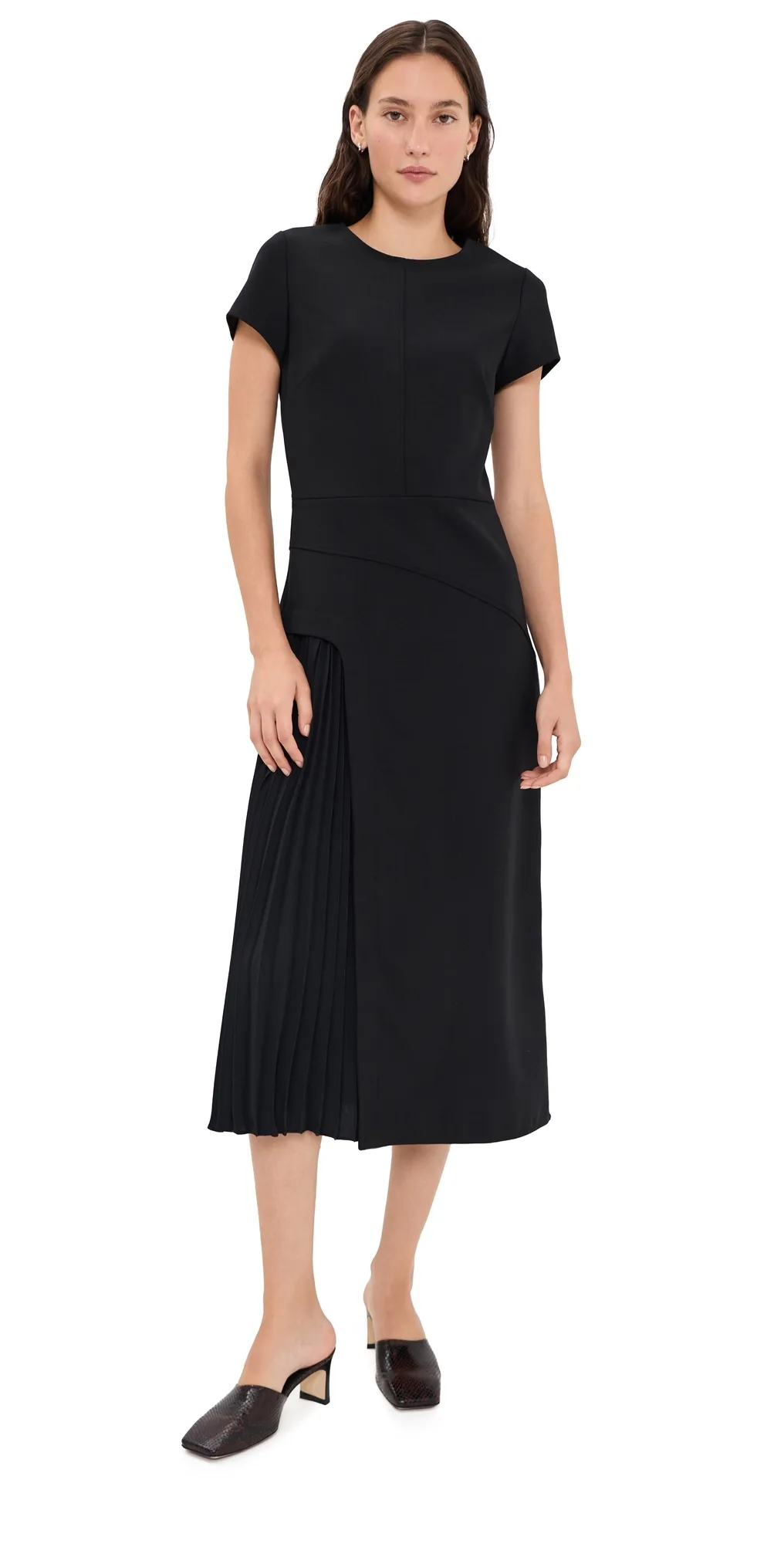 Ria Dress in Bonded Wool by Proenza Schouler