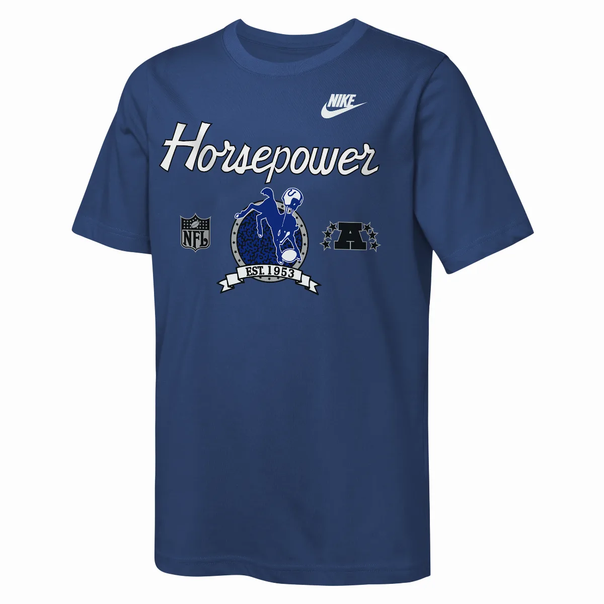 Indianapolis Colts Rewind Hometown Slub Dri-FIT NFL T-Shirt by Nike