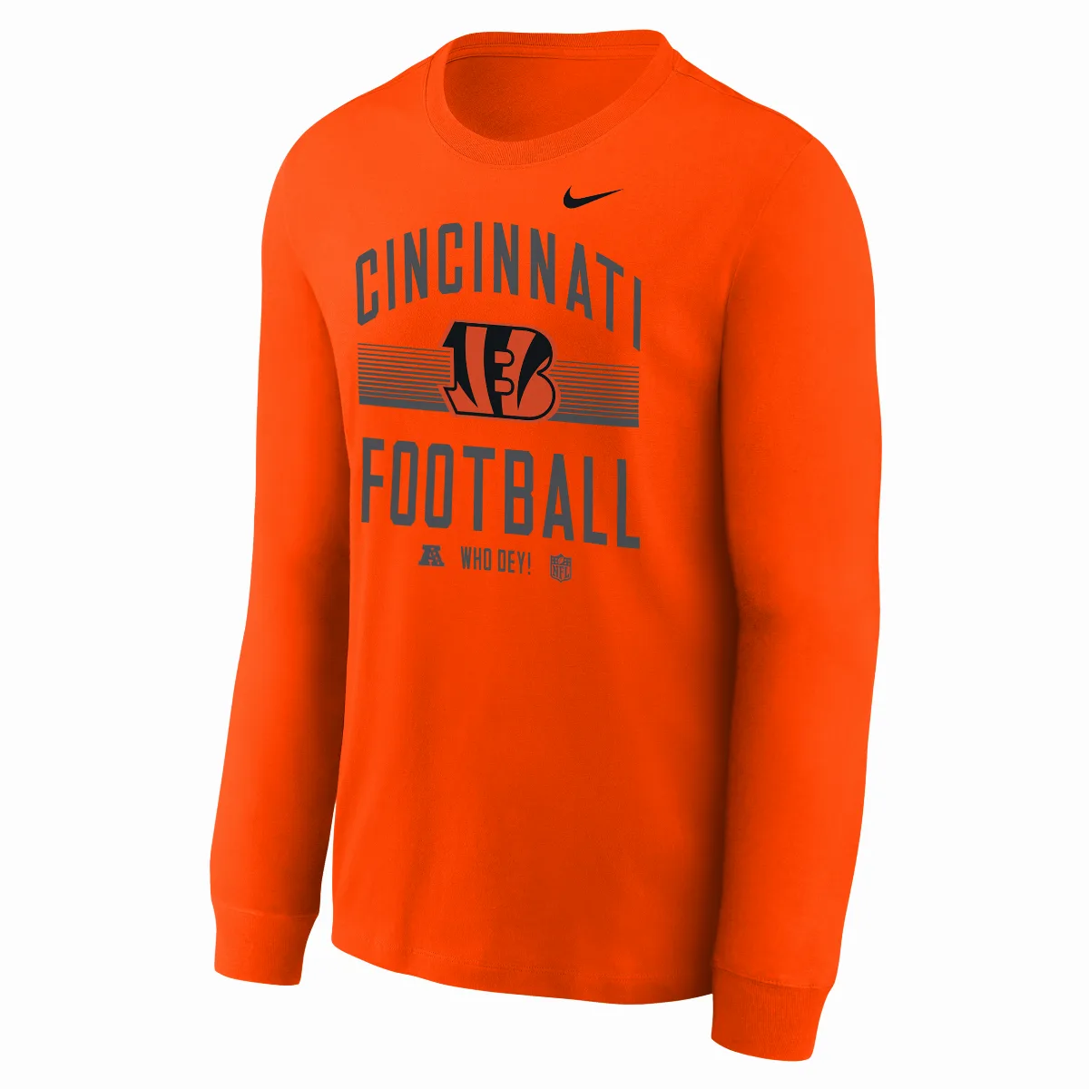 Cincinnati Bengals Hometown Big Kids NFL Long-Sleeve T-Shirt by Nike