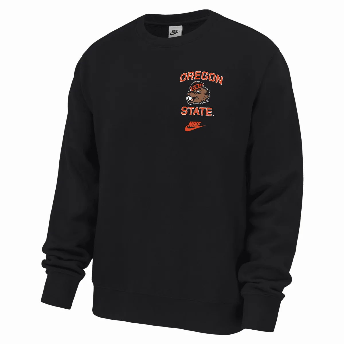 Oregon State Club Fleece College Pullover Crew-Neck Sweatshirt by Nike