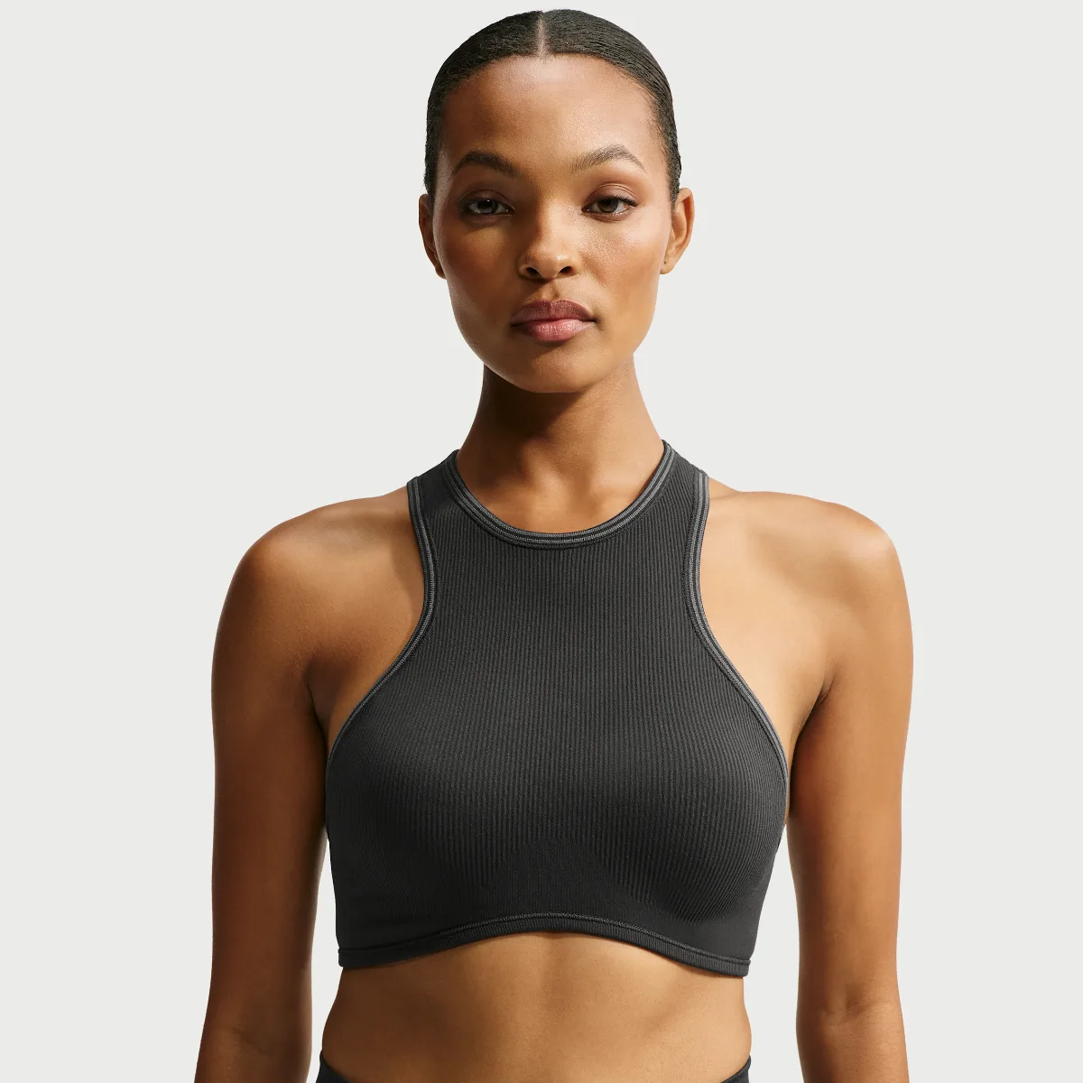 SKIMS Ribbed Seamless Racerneck Bra