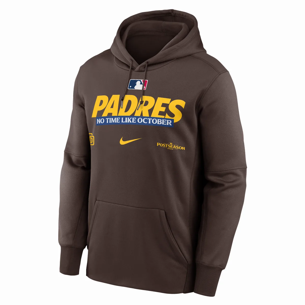 San Diego Padres 2026 Postseason Authentic Collection Therma-FIT MLB Pullover Hoodie by Nike