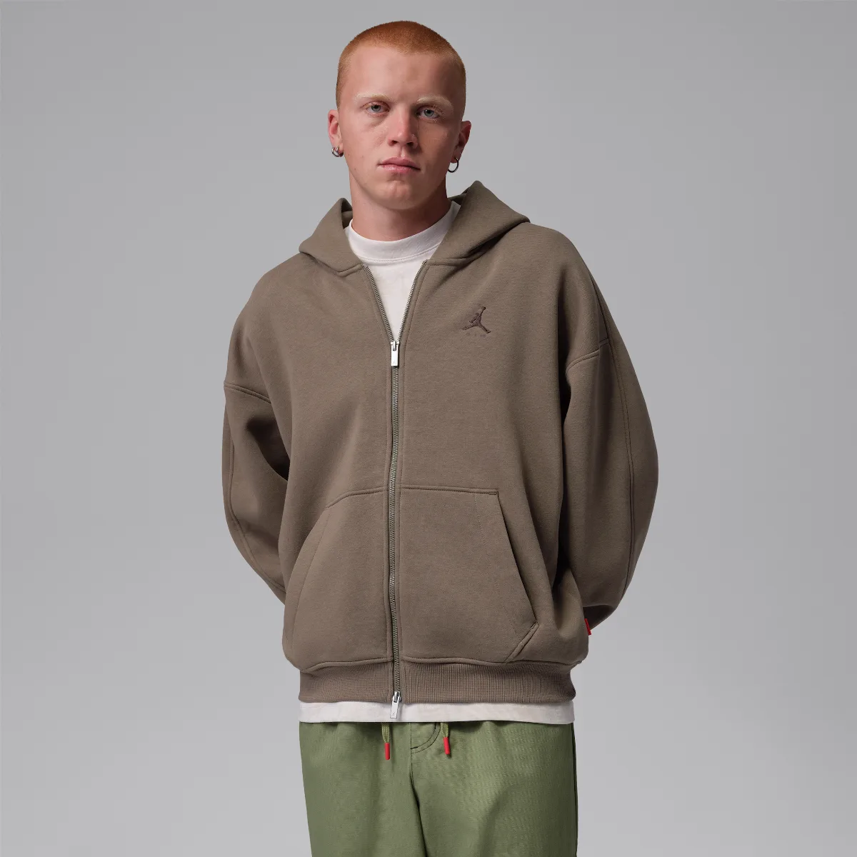 Brooklyn Oversized Fleece Full-Zip by Jordan