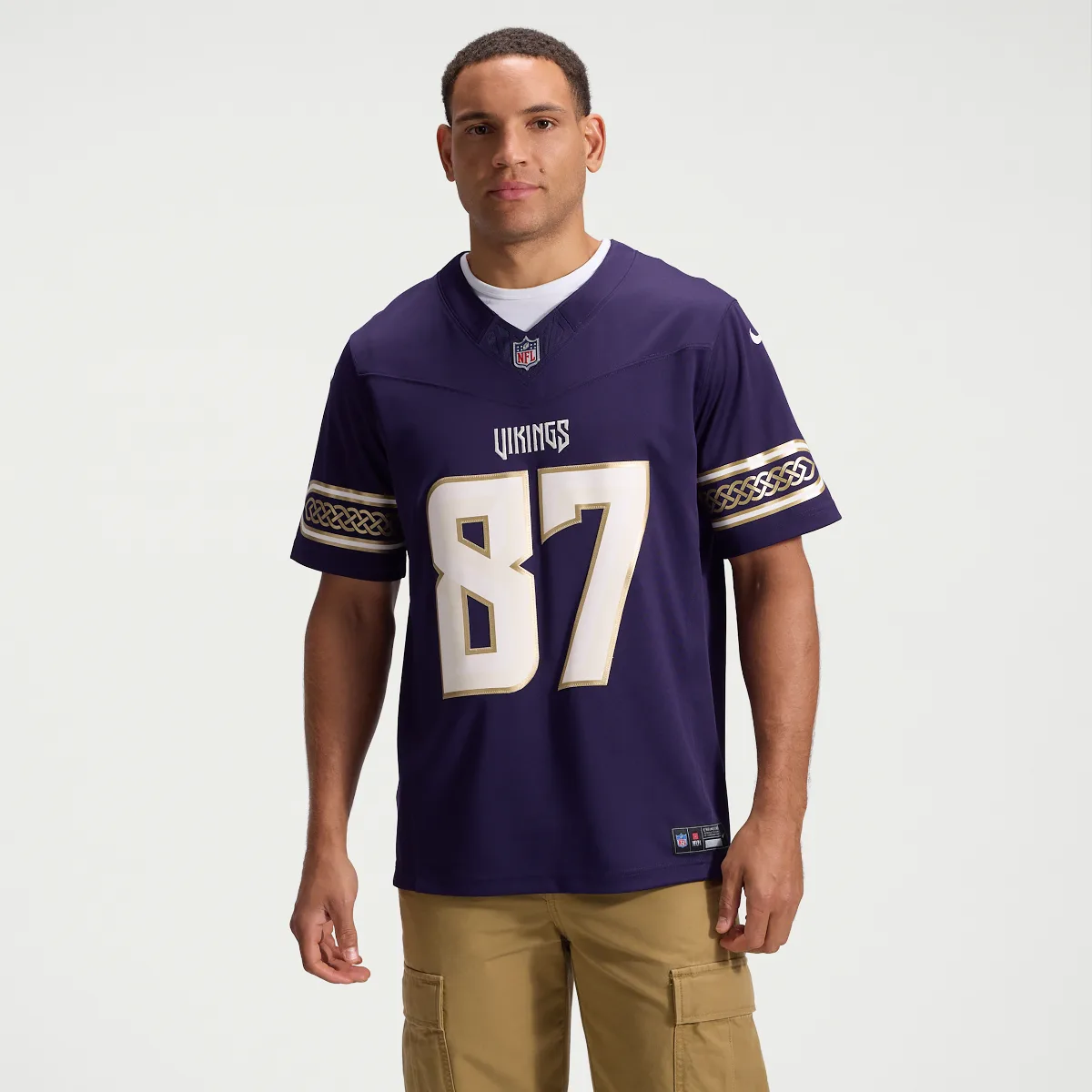 T.J. Hockenson Minnesota Vikings Rivalries Collection Dri-FIT NFL Limited Jersey by Nike