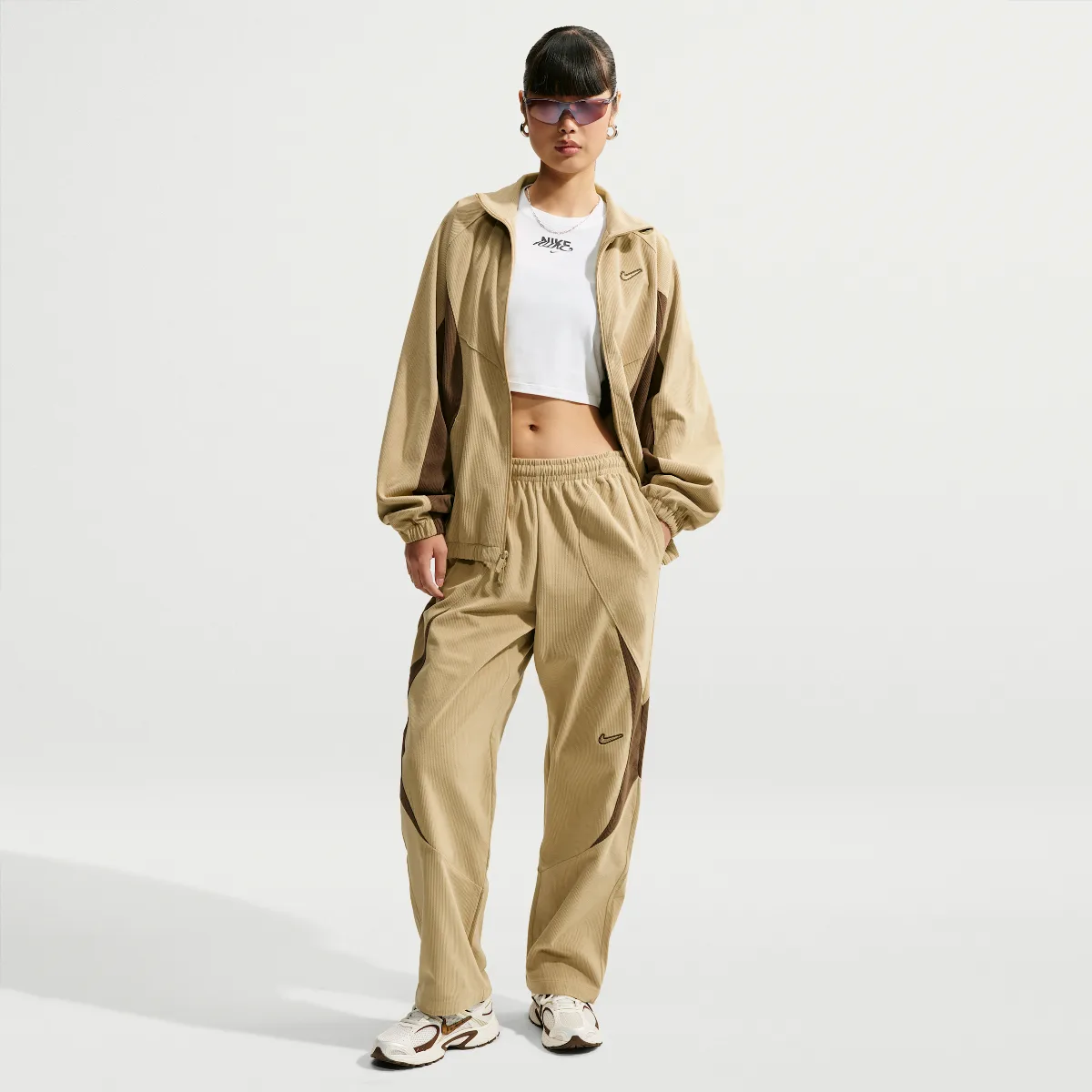 Sportswear Loose Mid-Rise Corduroy Track Pants by Nike