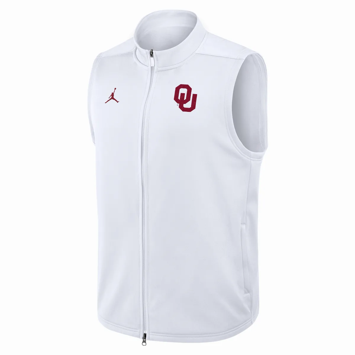 Oklahoma Primetime Victory Jordan Brand Therma-FIT College Full-Zip Vest by Jordan