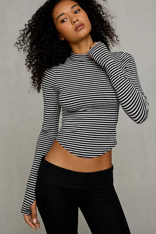 Bec Mockneck Long Sleeve Tee by Out From Under