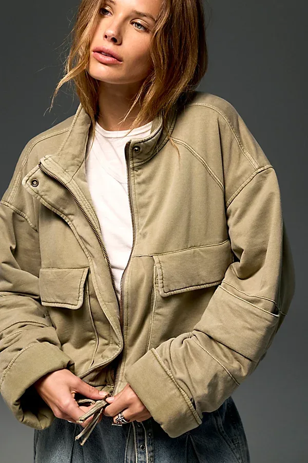 Wes Washed Jacket by Free People