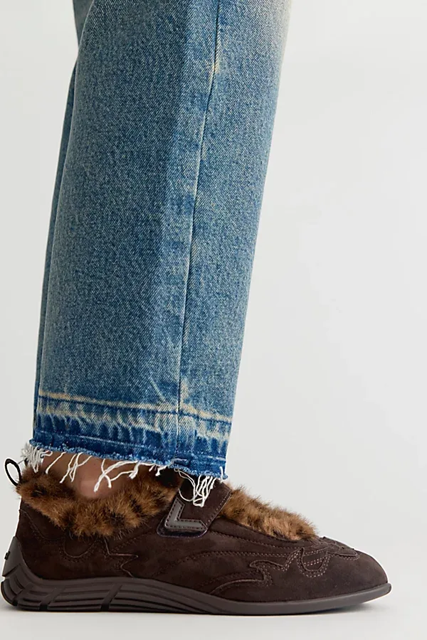 Ash Magda Faux Fur Mary Jane Sneakers by Ash