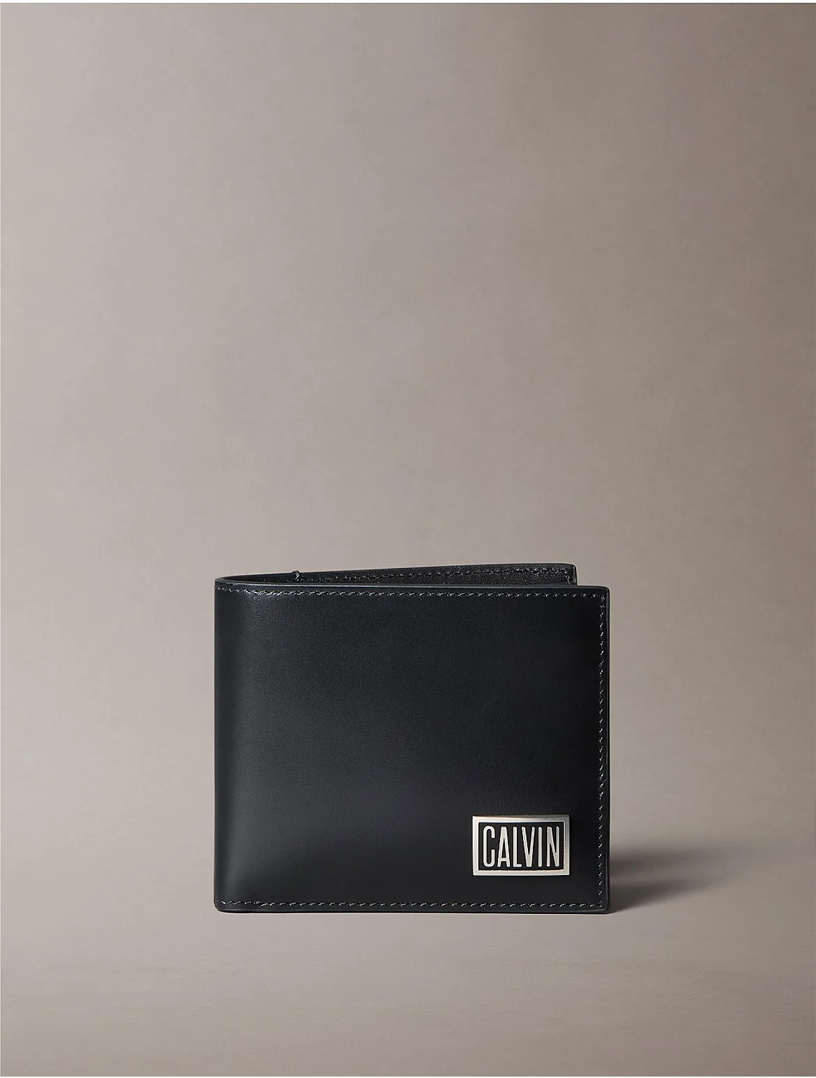Graphic Logo Billfold Coin Wallet by Calvin Klein