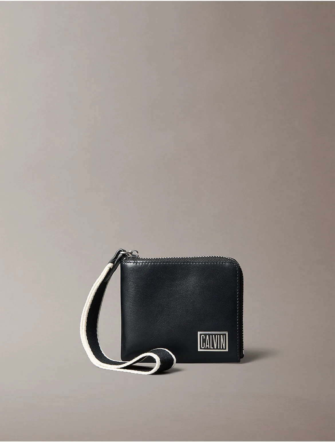 Graphic Logo L-Zip Pouch by Calvin Klein