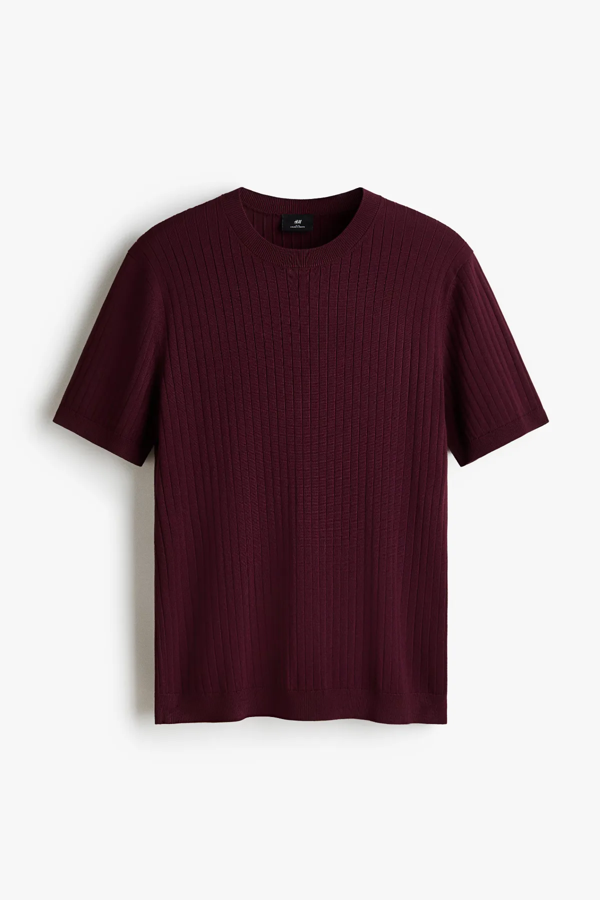 Slim-Fit Knit T-Shirt by H&M