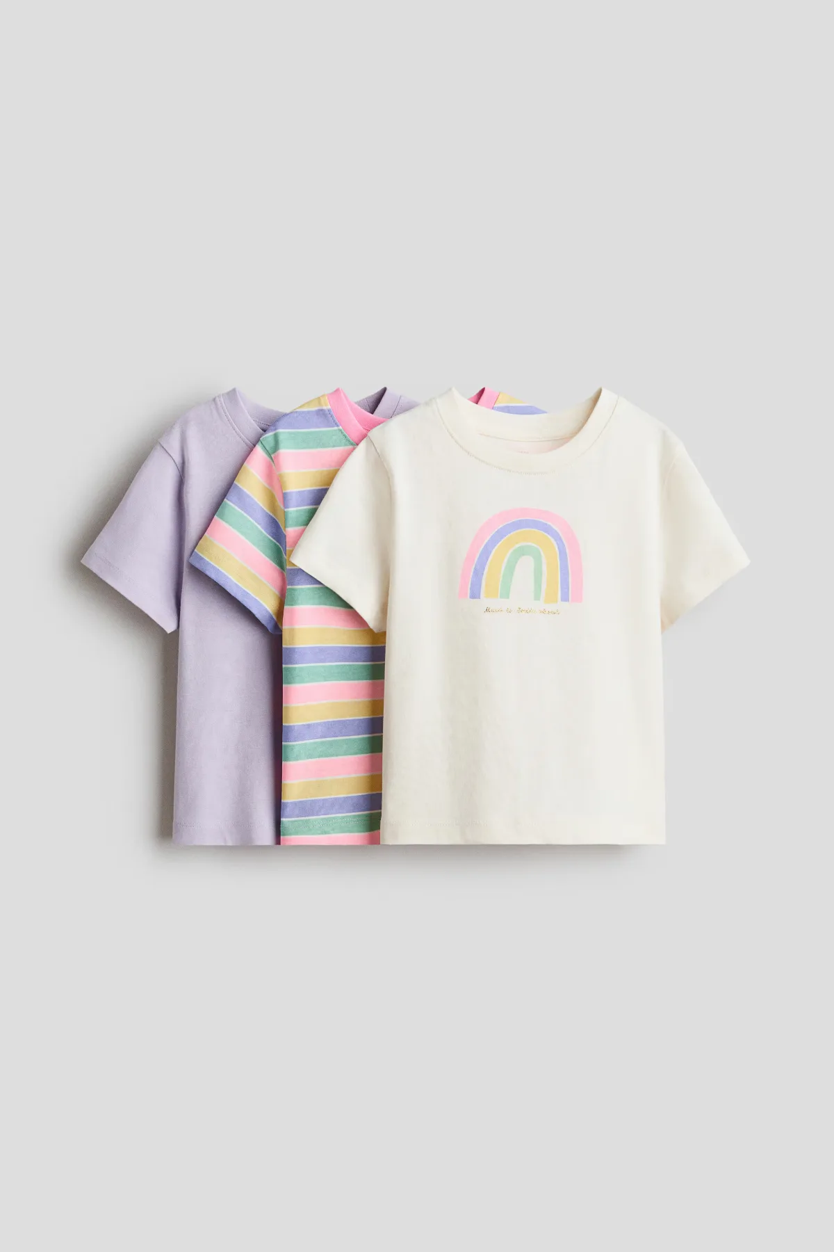 3-Pack Cotton T-Shirts by H&M