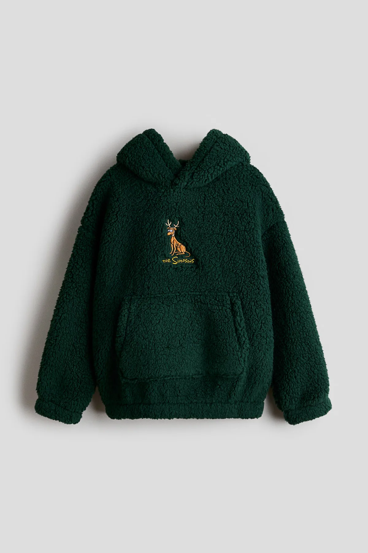 Oversized Teddy Fleece Hoodie by H&M