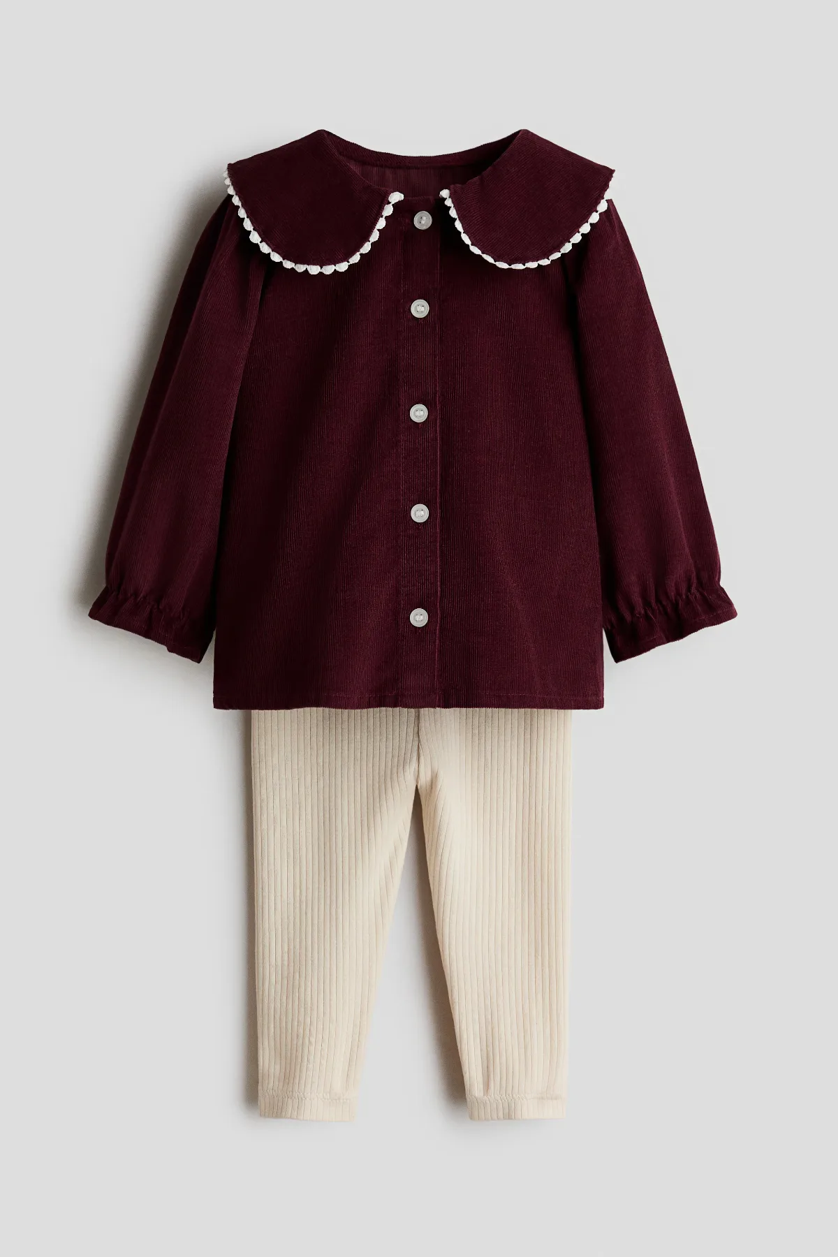 2-Piece Blouse and Leggings Set by H&M