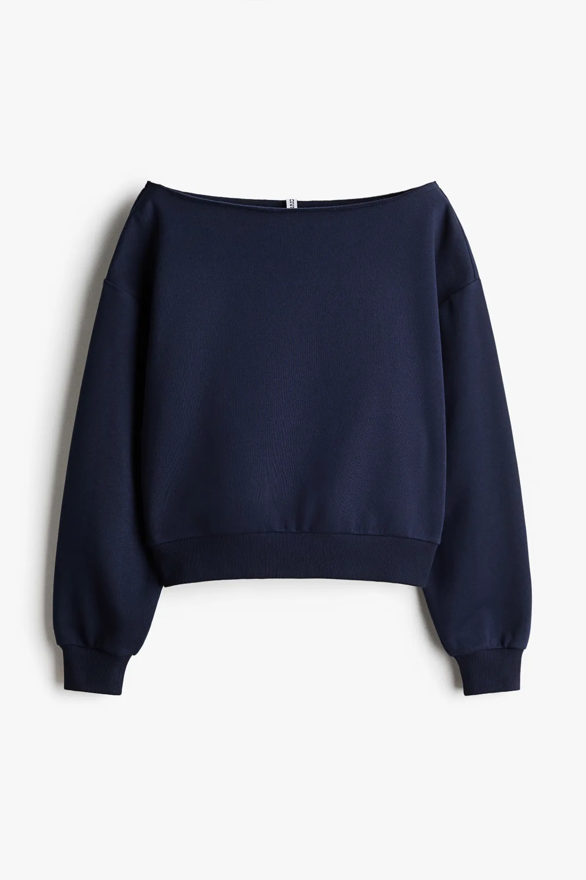 Off-the-Shoulder Sweatshirt by H&M