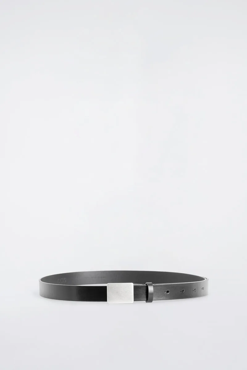 Metal-Buckle Leather Belt by COS