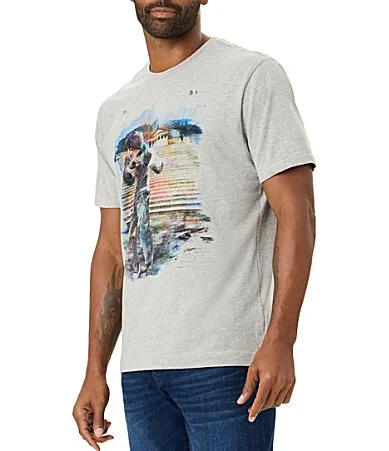 Robert Graham x Rocky 50th the Steps Short Sleeve Graphic T-Shirt by Robert Graham